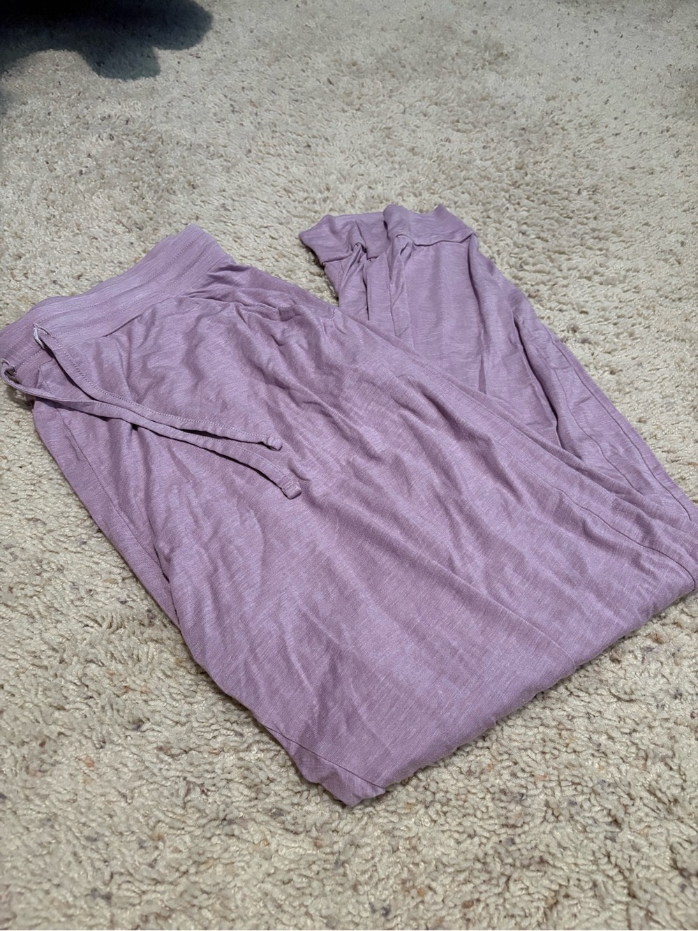 Tommy John Lilac Lounge Pants with Drawstring
